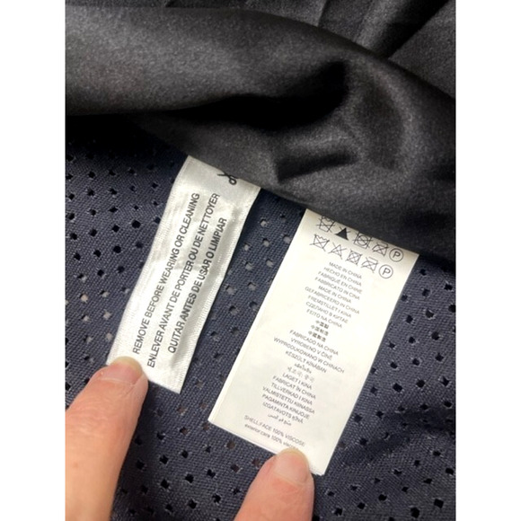 Michael Kors Women Black Faux Leather Bomber Perforated Jacket Sz Large NWT $195 - Picture 11 of 13